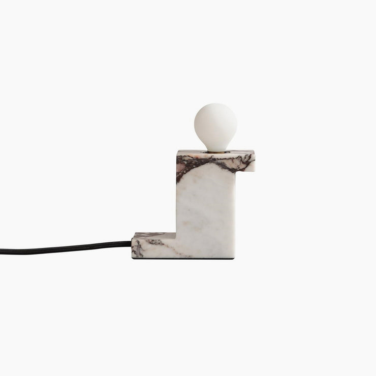 Brick Lamp, Tall - Calacatta