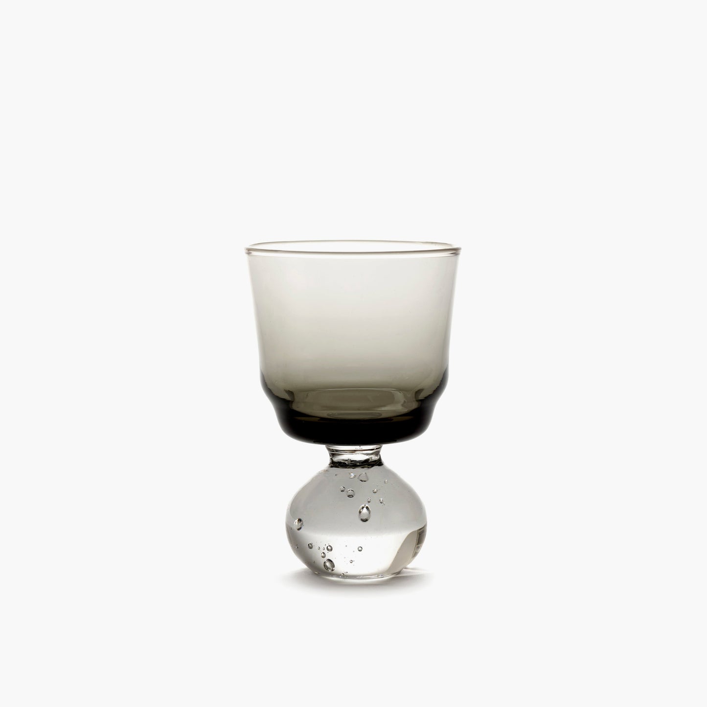 Eternal Snow Gray Stem Glass - Small