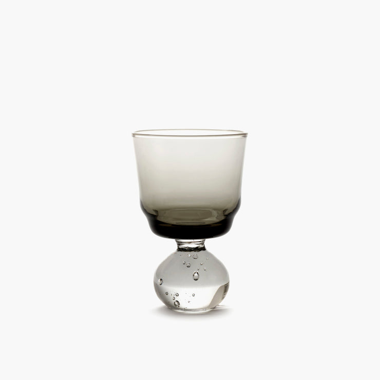 Eternal Snow Gray Stem Glass - Small