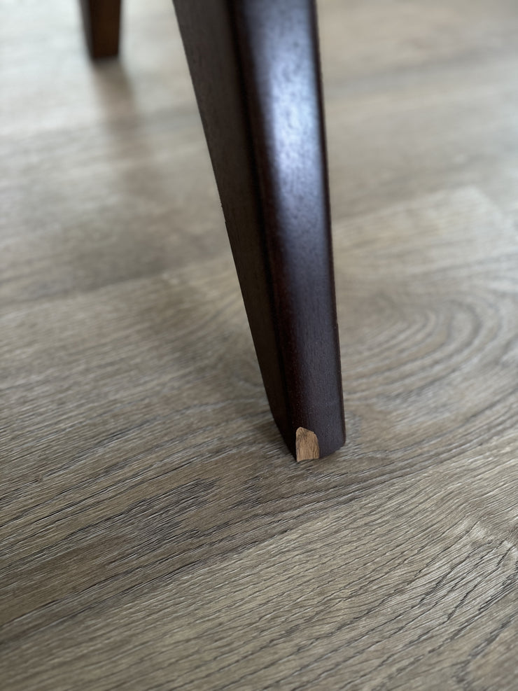 Jeanneret Armless Dining Chair (DP) - Brown Teak