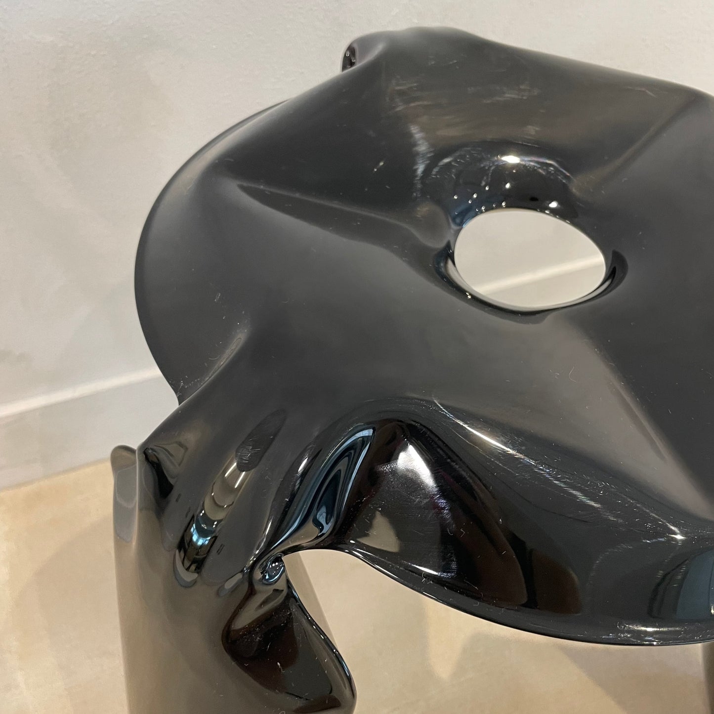 Standard Plopp Stool Black Glossy (DP)