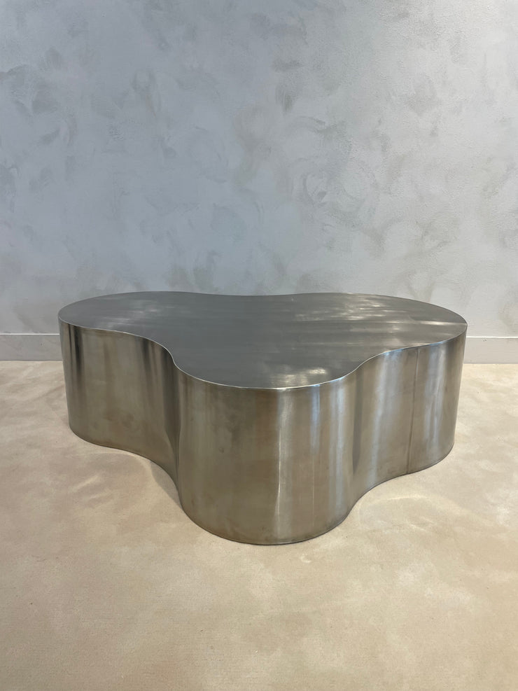 Clover hand brushed stainless table (DP)