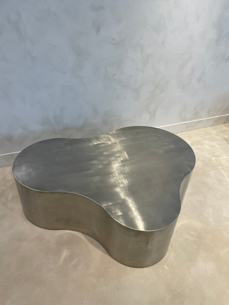 Clover hand brushed stainless table (DP)