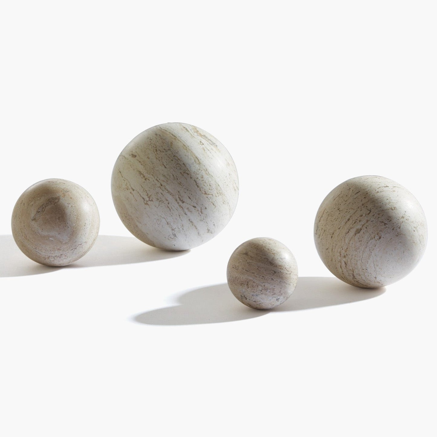 TRAVERTINE SPHERE-4" freeshipping - Forom