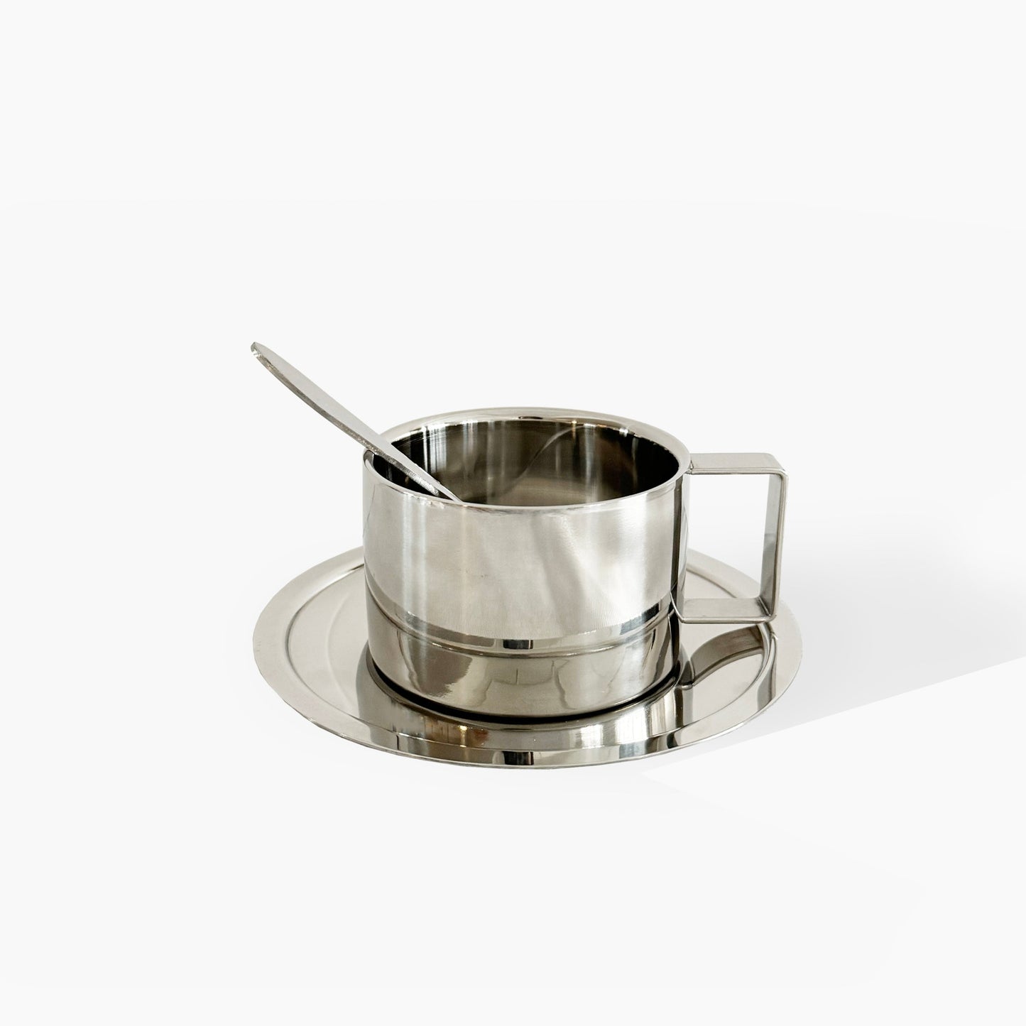 Marais Steel Cup & Saucer