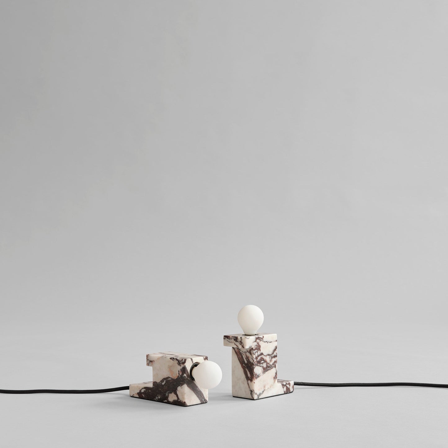 Brick Lamp, Tall - Calacatta