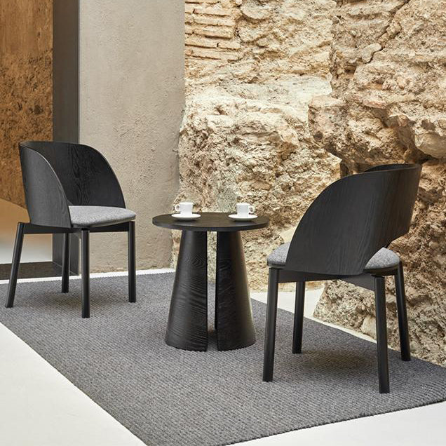 Wood Side table Cep - Black