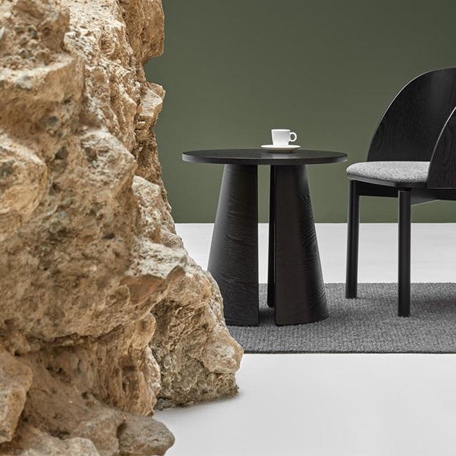 Wood Side table Cep - Black