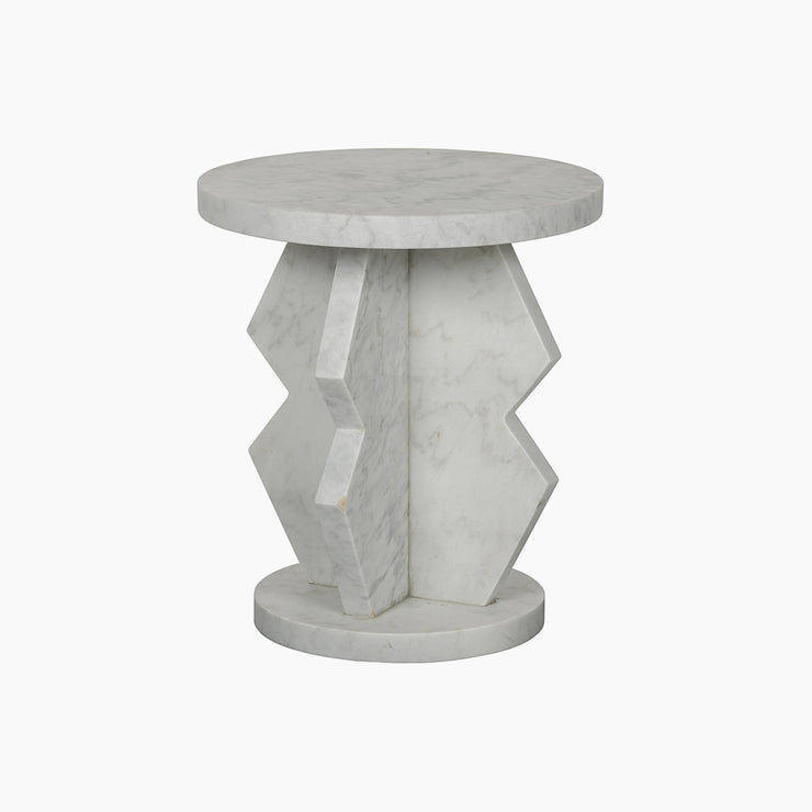 Belasco Side Table, Marble