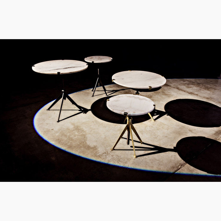 Edith Adjustable Side Table,Black