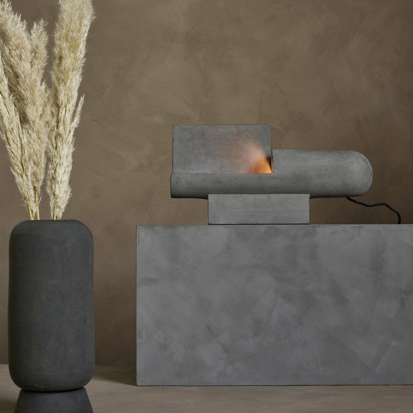 Brutalist Table Lamp