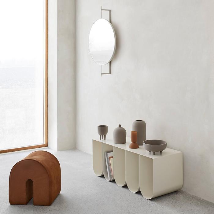 Curved Bench Ivory freeshipping - Forom