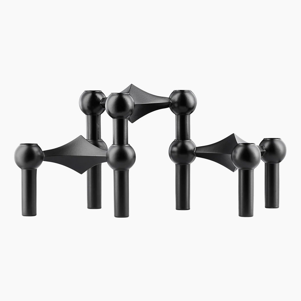 Stoff Nagel Stand Black
