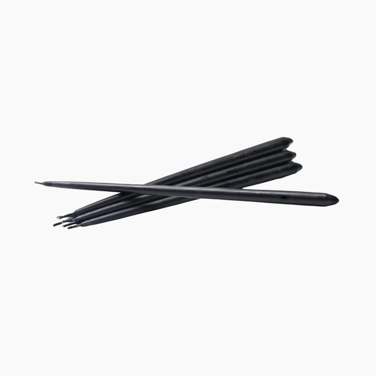 Ester & Erik Taper Candle Black / 6Pcs (당일 출고)