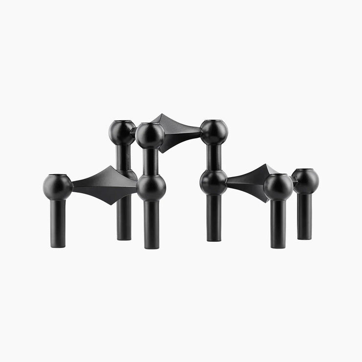 STOFF Nagel Candle Holder Black / 3-Pack