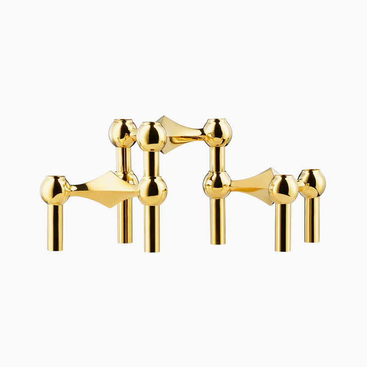 STOFF Nagel Candle Holder Gold / 3-Pack