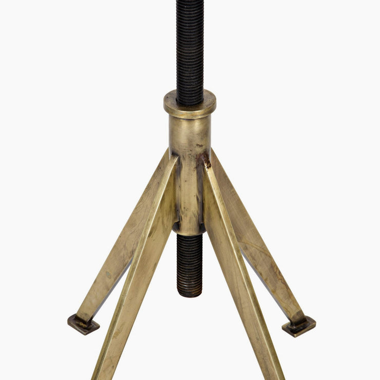 Edith Adjustable Side Table,Brass