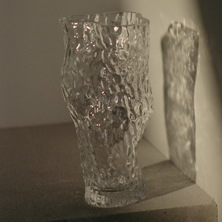 Ostrea Rock Glass Vase