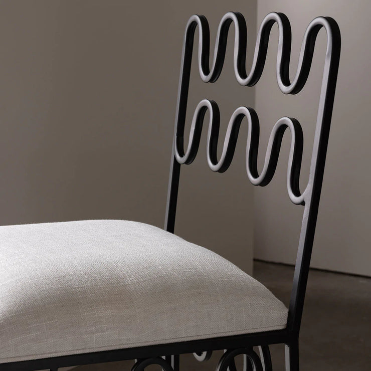 Wave Counter Stool - Black