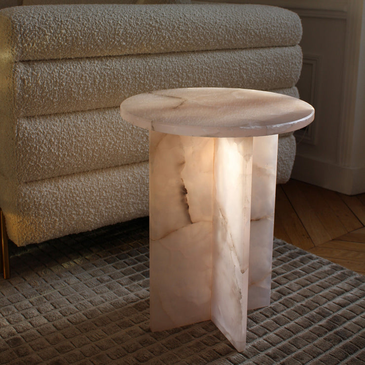 Rosie White Onyx Table