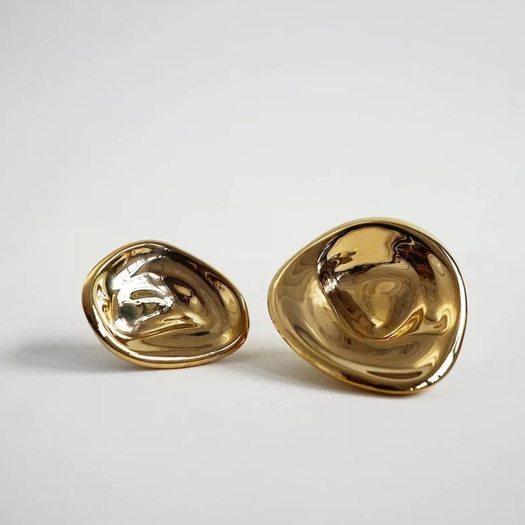 Ripple Knob - Large - Gold