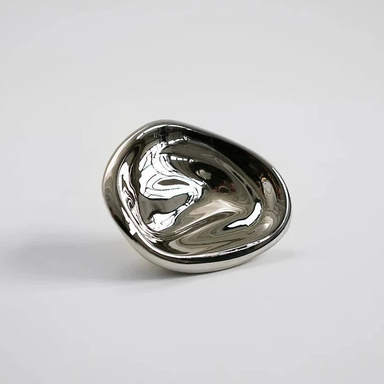 Ripple Knob - Small - Silver