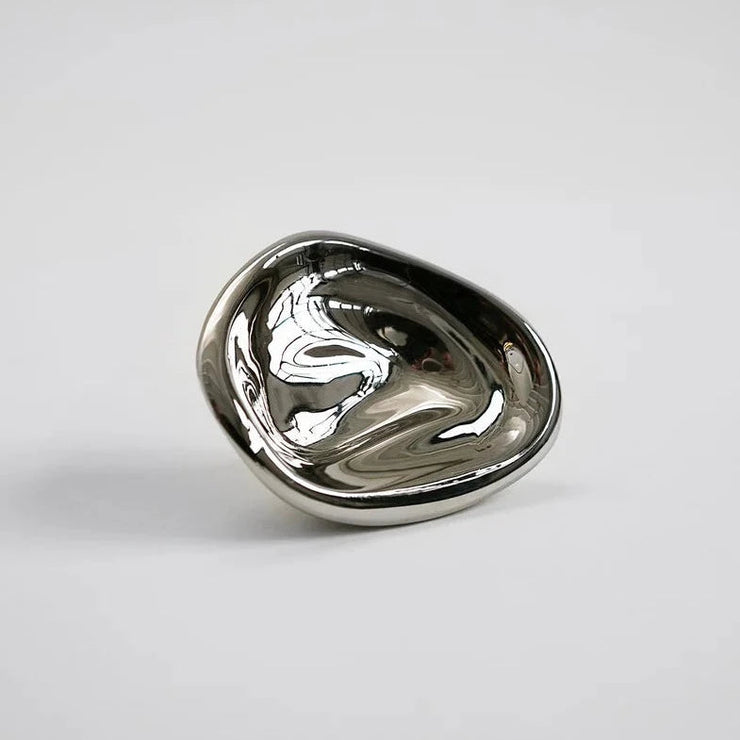 Ripple Knob - Large - Silver