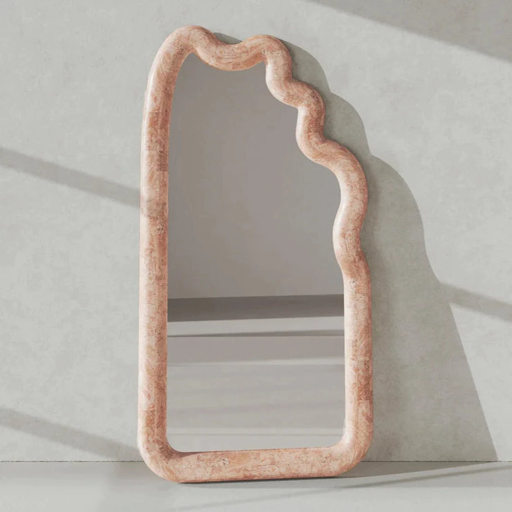 Large Paradis Mirror - Rose Stone