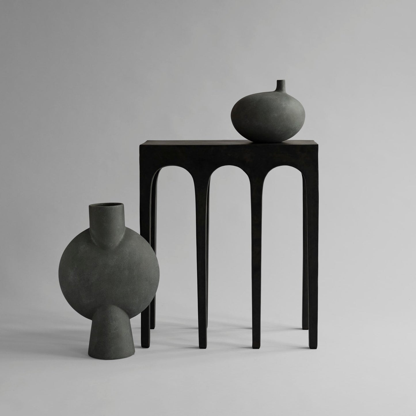 Sphere Vase Bubl, Hexa - Dark grey