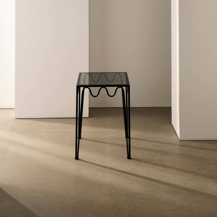 Wave Side Table, A Pair
