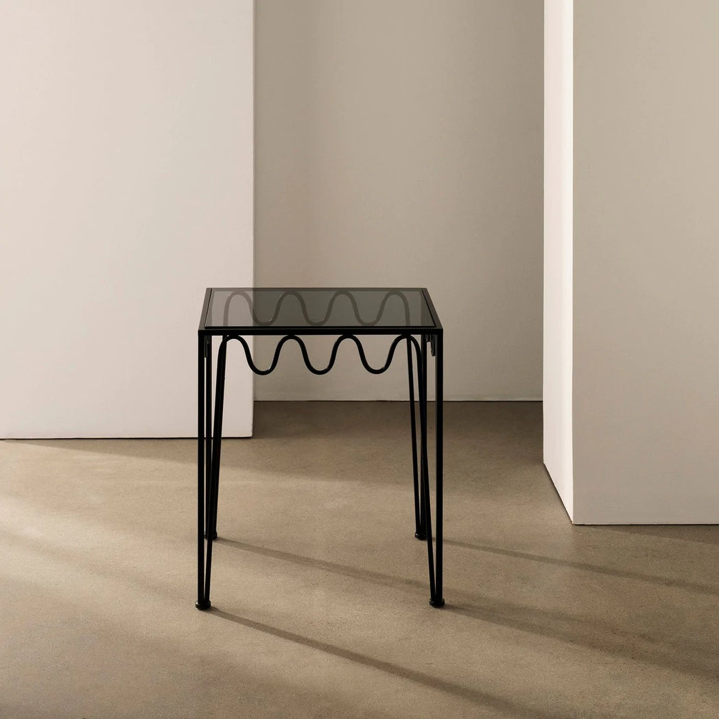 Wave Side Table, A Pair