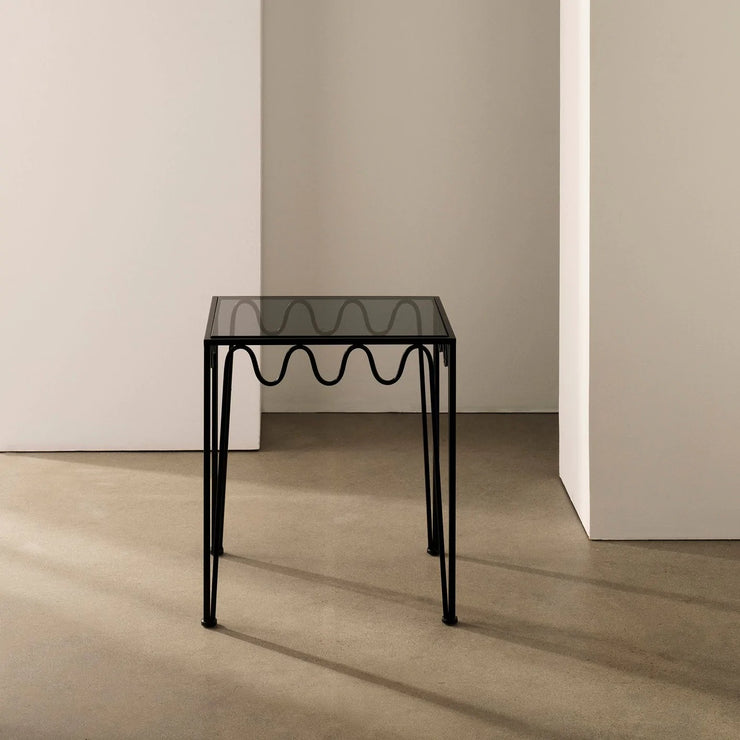 Wave Side Table, A Pair