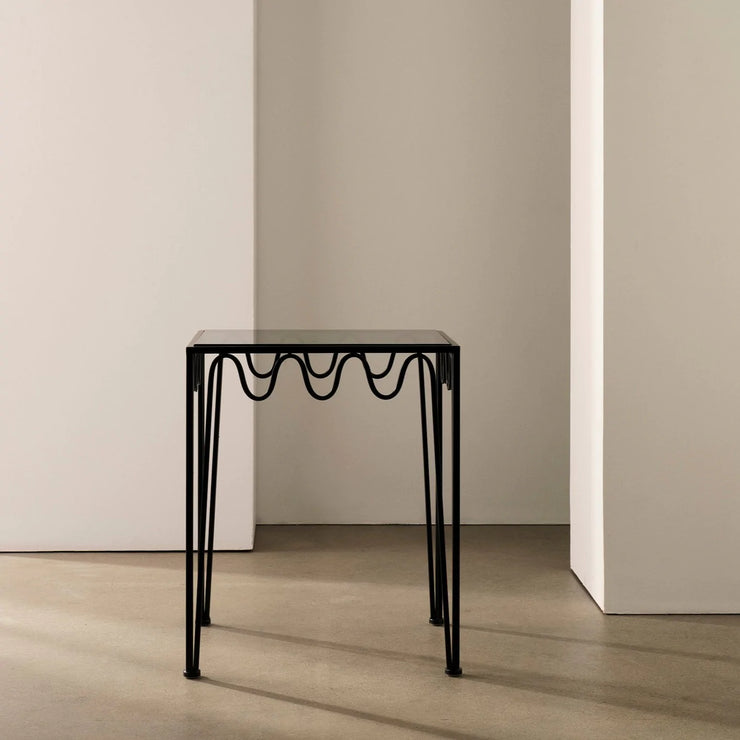 Wave Side Table, A Pair