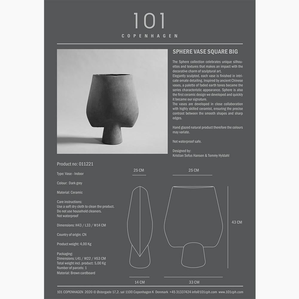 Sphere Square Vase, Hexa