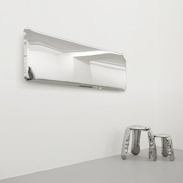 Tafla Mirror Q1 in Polished Stainless Steel