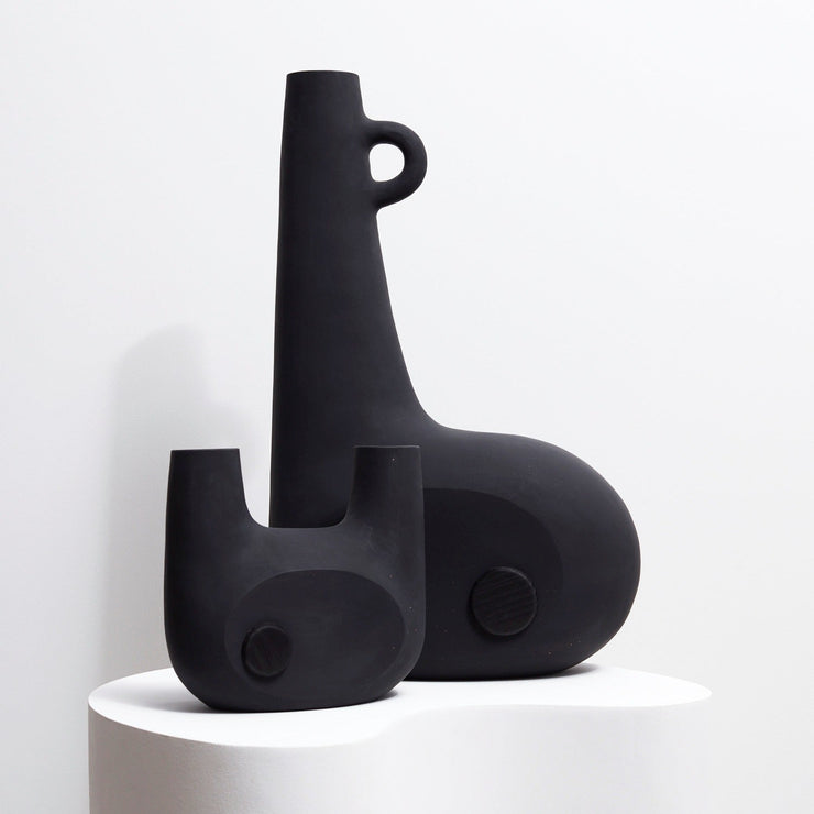 Bandura Black Vase Set