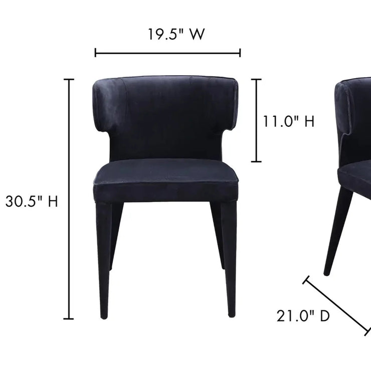 Vivian Dining Chair Black