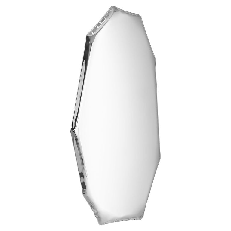 Stainless Steel Tafla C3 Sculptural Wall Mirror