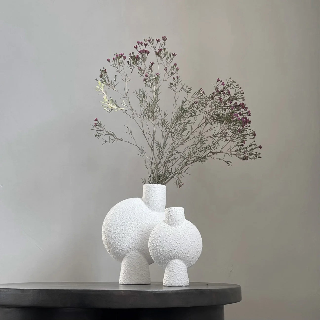 Sphere Buble Vase Mini White