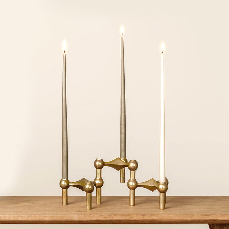 STOFF Nagel Candle Holder Gold / 3-Pack