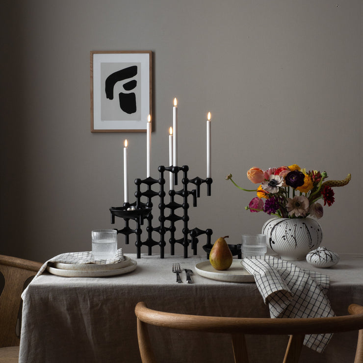 STOFF Nagel Candle Holder Black / 3-Pack